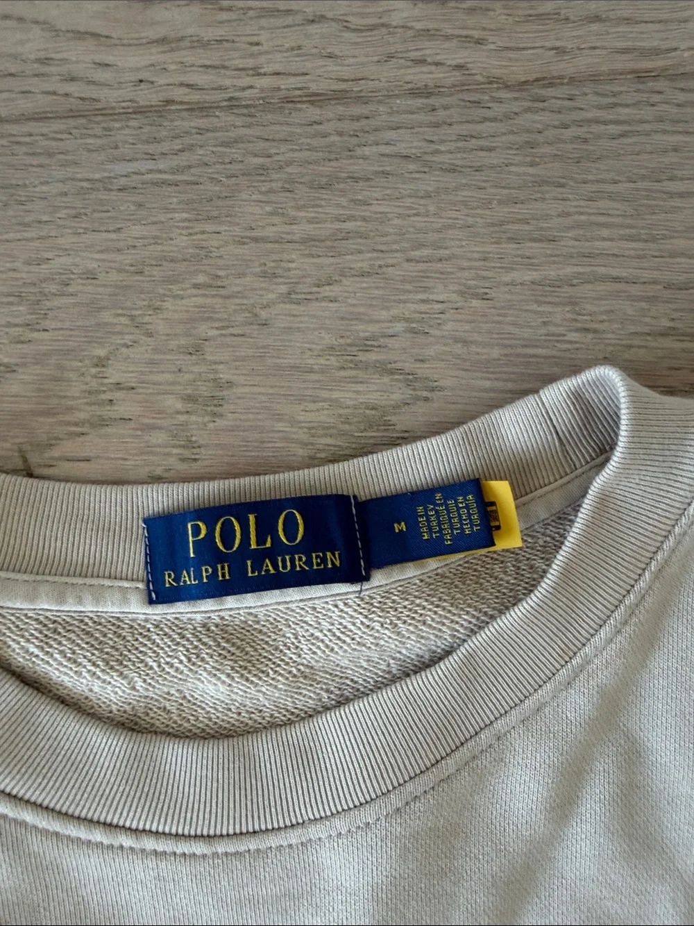 Polo by Ralph Lauren Neutral Cream Crewneck Sweatshirt